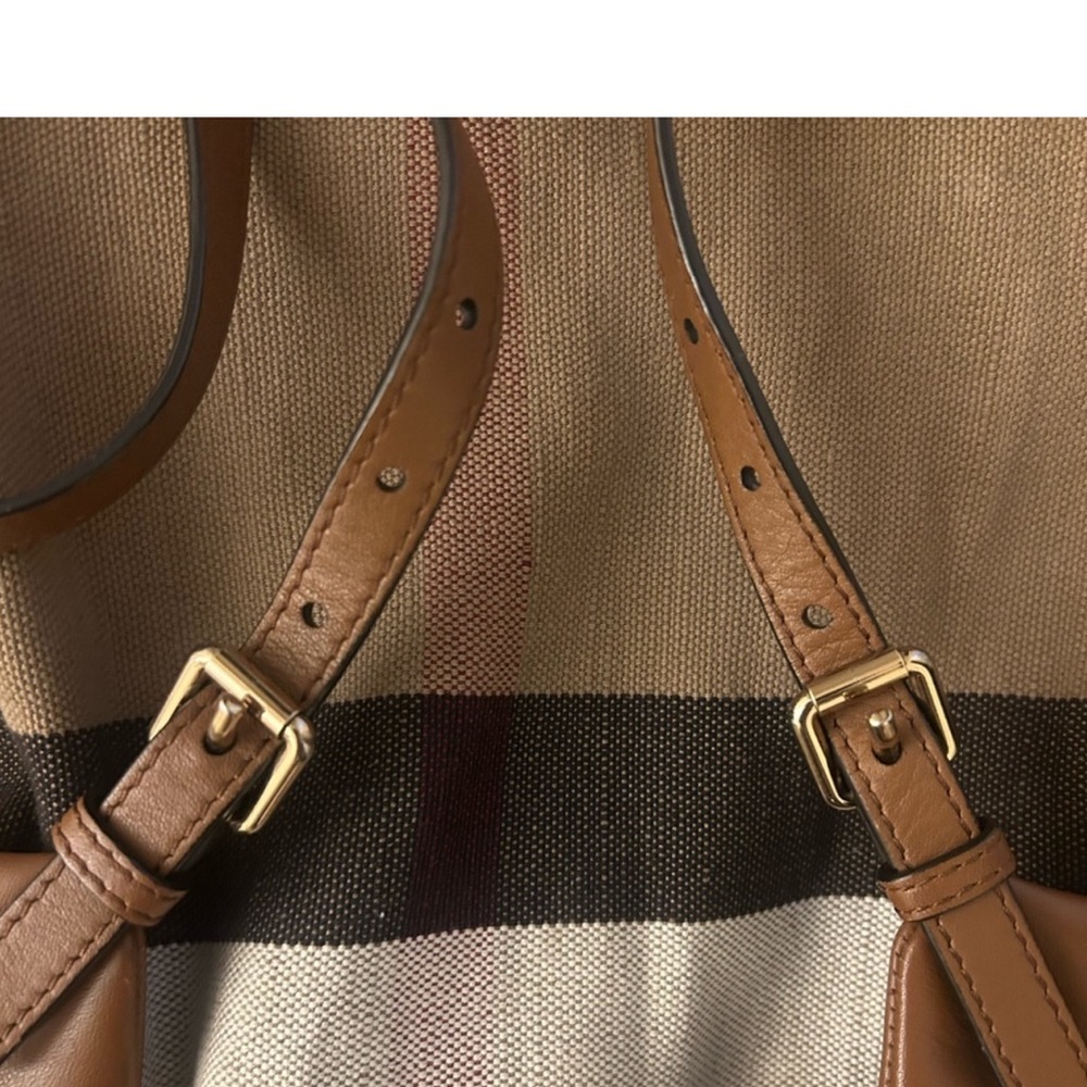 Authentic Burberry Canvas Backpack - image 8
